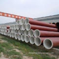 Epoxy Spiral Steel Pipe with Flange for Transporting Fluid, Length Measures 12m